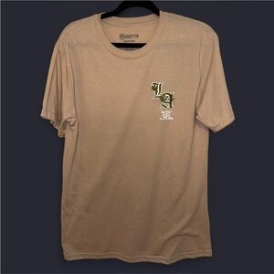 RGSTR- T Shirt - Men’s - Medium - Beige with graphics